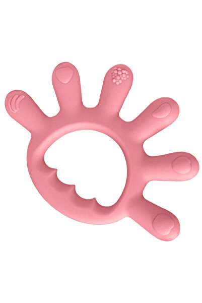 bebeLOGIC Baby teething toy, finger shape, pink