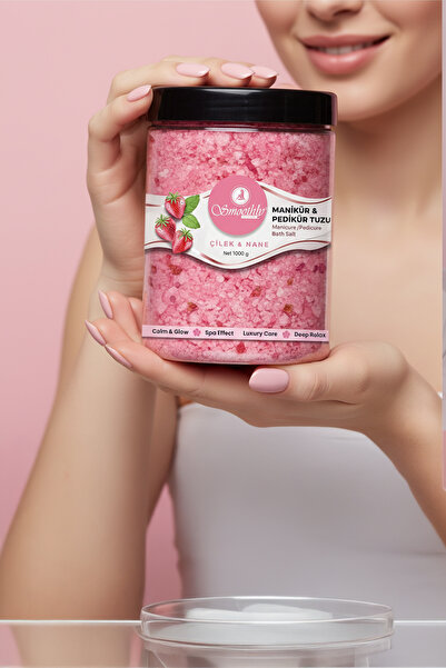 Smoothly Natural Manicure-Pedicure and Bath Salt – Spa Effect Care Salt 1000 Gr. Giant Size