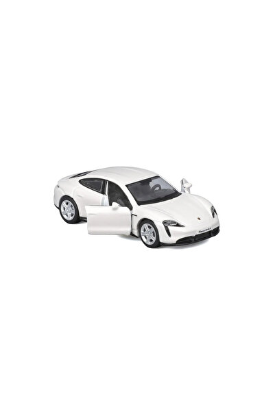 Maisto ΕΙΚΟΝΙΔΙΑ ΤΑΧΥΤΗΤΑΣ PORSCHE TAYCAN TURBO S ΛΕΥΚΟ ΜΕΤΑΛΛΙΚΟ ΑΥΤΟΚΙΝΗΤΟ ΚΛΙΜΑΚΑ 1 ΕΩΣ 64