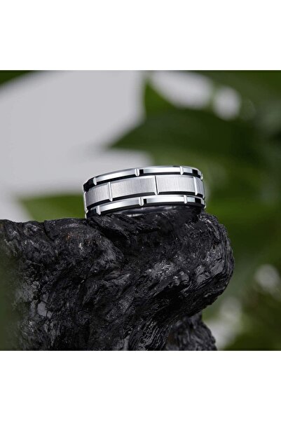 Kracer Silver Trench Ring