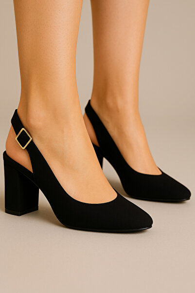 Venardi Prong Oval Toe Heels