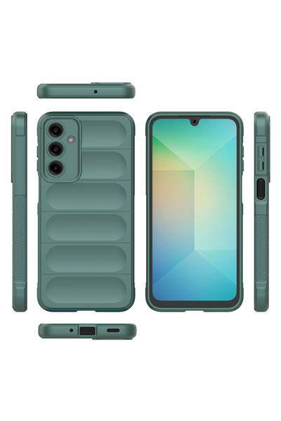 Nezih Case Samsung Galaxy A17 Compatible Stylish Silicone Cover Case with Flexible Hollowed Out Back Surface Design