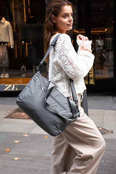 Çanta Trend Women's Large Size Multi-Compartment Travel and Daily Waterproof Hand and Shoulder Bag