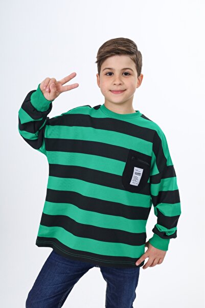 Toontoy Boy's Striped Sweatshirt