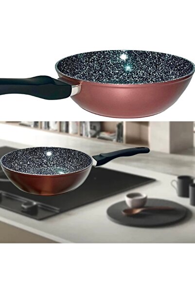 OEM SCook frying pan, multilayer ceramic coating, 24 cm, non-stick, h 6.8, ultra-resistant, soft handle