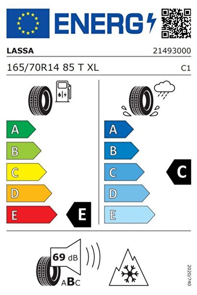 Lassa Snoways4 Winter Tire 165/70R14 85T XL