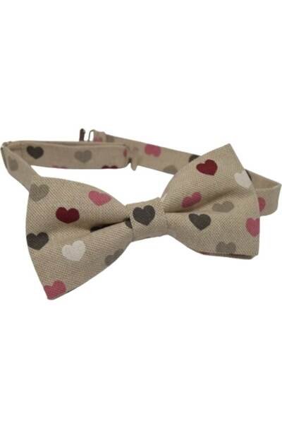 Papileon Bow tie with colorful hearts Hearts Pink