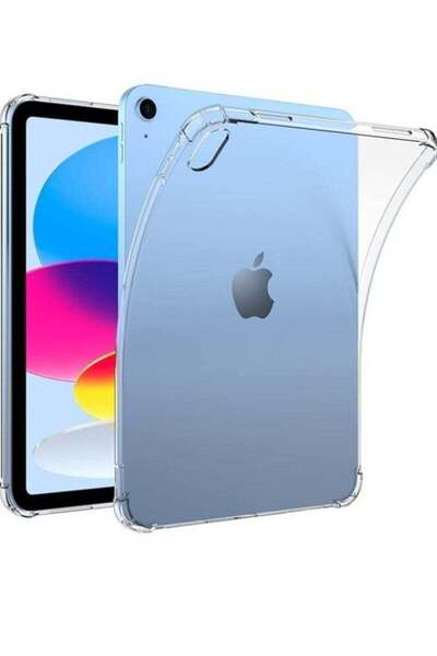 PopZa SmartGrist iPad Air 13 inch (2024) Clear TPU Case - Ultra-Thin, Shockproof Cover with Corner Protect