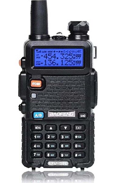BAOFENG Handheld Portable FM Transceiver - Dual Band Walkie Talkie (UV-5R) - Black