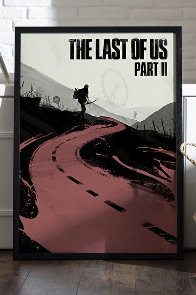 Duvarda Poster cu ramă din lemn negru The Last Of Us, pictură decorativă de p...
