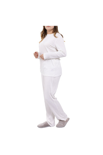ebebek Baby Mom baby mom Anne Pijama Takımı Bisiklet Yaka Uzun Kol