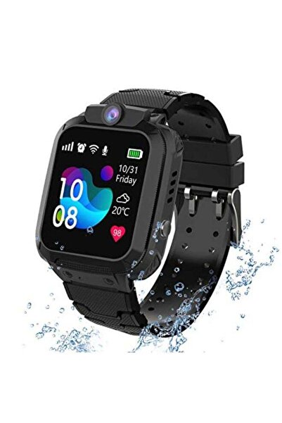 Nabi Kids Smartwatch (Ages 3-12) Touch Screen, Voice Chat, Camera, Water Resistant - Black