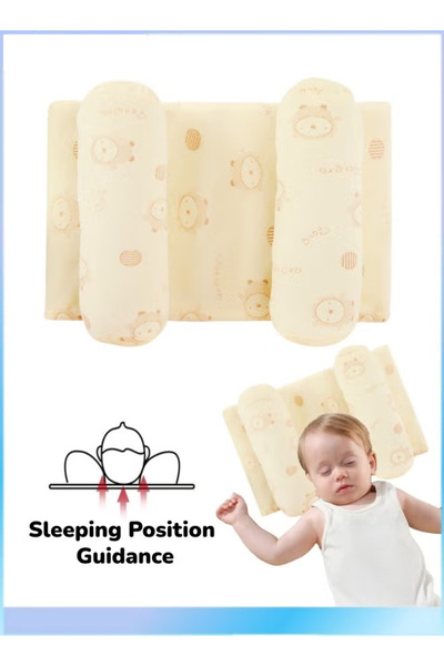 Generic Baby anti-flat head pillow, soft pillow, prevents flat head and rolling, breathable ergonomic design