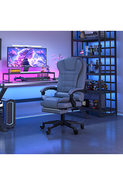 Sheinhome Multi-functional office chair with 105°-160° adjustable backrest, perfect for bedrooms/study rooms