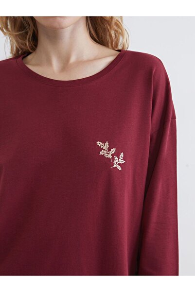 LC Waikiki Lcw Dream Crew Neck Printed Women's Pajamas Set