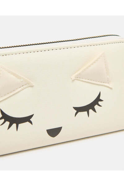 REDTAG Girls White Embellished Wallet