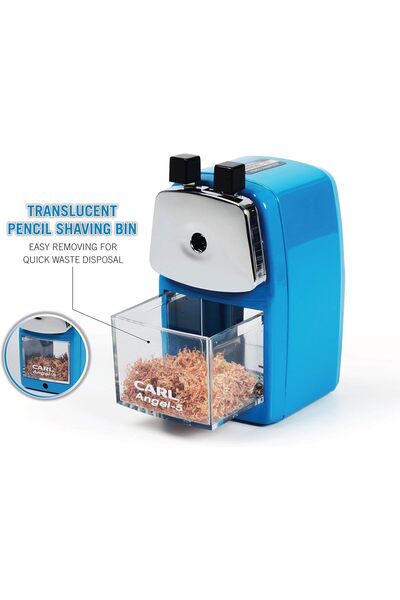 Carl Angel-5 Manual Pencil Sharpener - Black