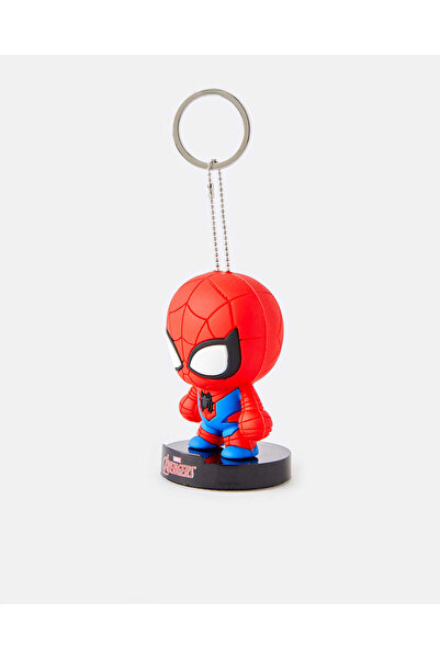 REDTAG Red Marvel Drop Glue Spiderman Standing Figure Keychain