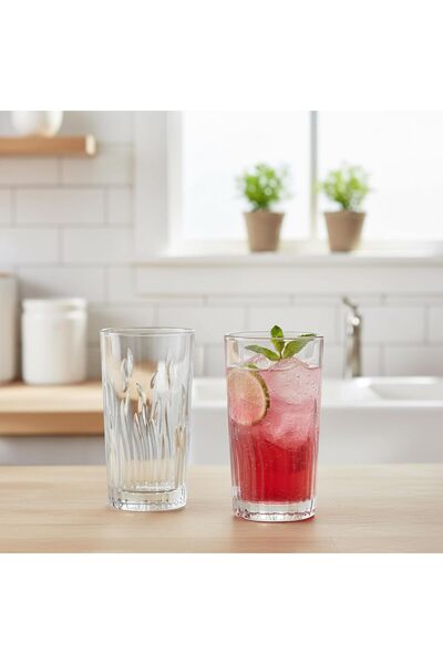 Cuisine Art Mojo Hi-Ball Drinking Glasses Set of 6 – 255ML Premium, Crystal-Clear Glassware