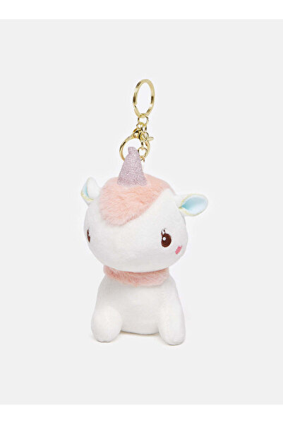 REDTAG Women White Unicorn Key Ring