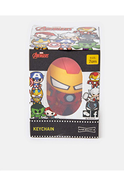 REDTAG Red Marvel Drop Glue Iron Man Standing Figure Keychain