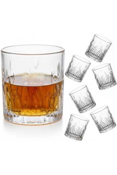 Cuisine Art Mojo Short Tumbler Glass Set of 6 – 310ML Premium, Thick Base Drinking Glasses