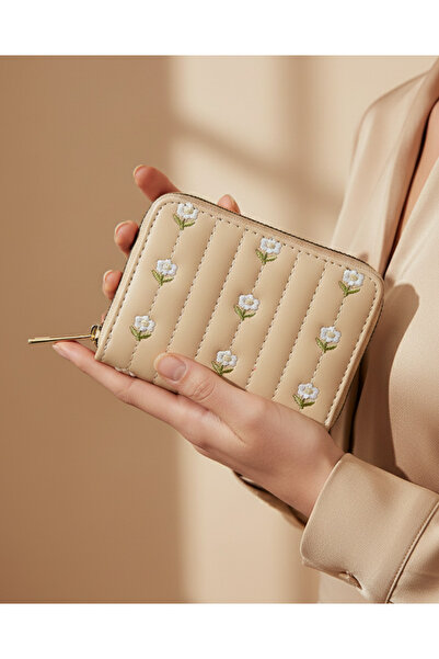 REDTAG Women Beige Embellished Purse