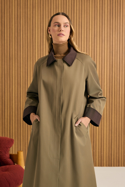 Aker Garni Detaylı Trençkot