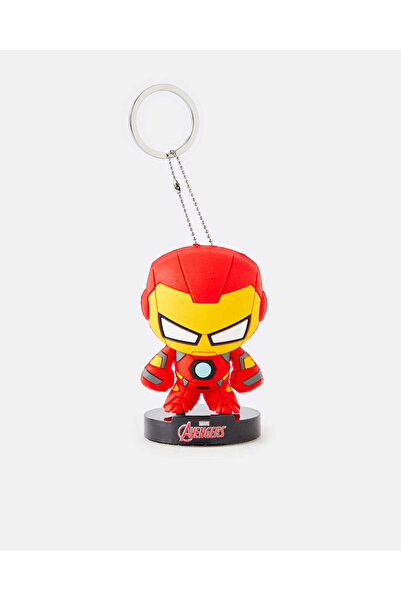 REDTAG Red Marvel Drop Glue Iron Man Standing Figure Keychain