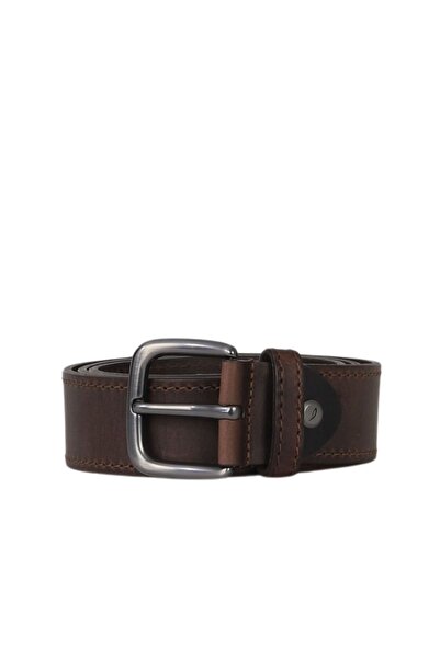 Bueno Shoes Brown Crazy Leather Men's Belt 18Mk202281