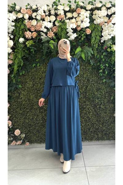 Moda Fatma Pamuklu kadife Takım 8110