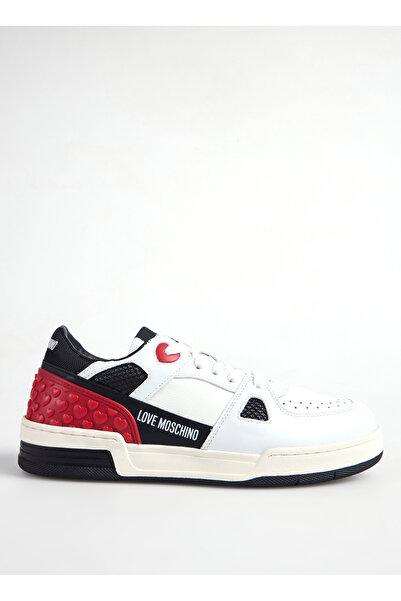Love Moschino Viskoz Beyaz - Çok Renkli Kadın Loafer JA15084G1N10D