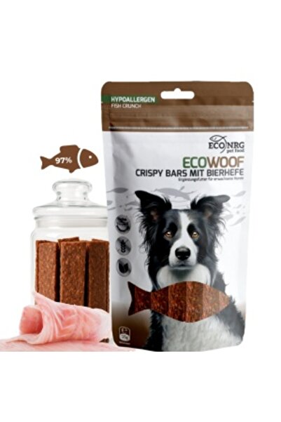ECO NRG PET FOOD Dog Treats | Fish Snacks | CRISPY BARS FROM CATFISH WITH BREWER'S YEAST | 125 g