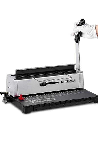 KidLe آلة تجليد حلقات حديدية ذات 34 فتحة