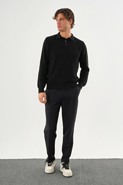 Redline Holt Oversized Knitwear Long-Sleeved Sweater Black