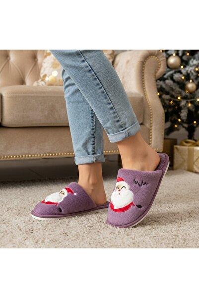OEM Fluffy, warm and relaxing slippers for women, with Christmas motifs, L690