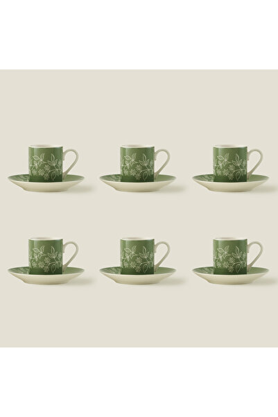 Bella Maison Garden 6-Piece Coffee Cup Set Green (90 Cc)
