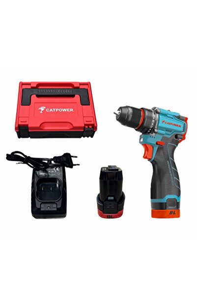 catpowertools Catpower E1016 Kömürsüz Akülü Vidalama 16V 2.0Ah Li-ion