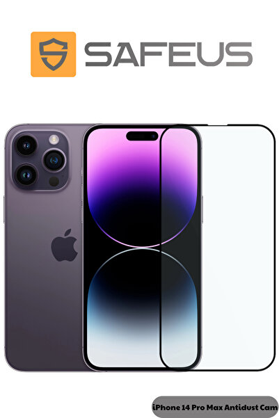 SAFEUS واقي شاشة زجاجي من الياقوت الأزرق لهاتف iPhone 14 Pro Max يغطي بالكامل...