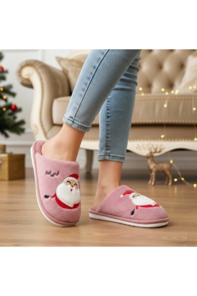 OEM Fluffy, warm and relaxing slippers for women, with Christmas motifs, L690