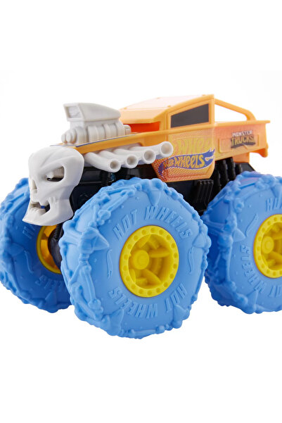 HOT WHEELS MONSTER TRUCK CAR TWISTER TREDZ BONE SHAKER ORANGE SCALE 1:43