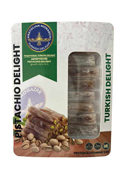 AiroBazar Antep Pistachio Turkish Delight 125 Gr – Fresh, Soft, Traditional T...
