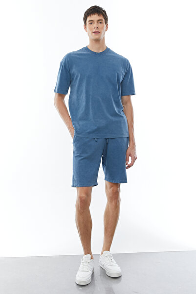 PAULMARK Pantaloni scurți basic Regular, lavabili, cu legături în talie