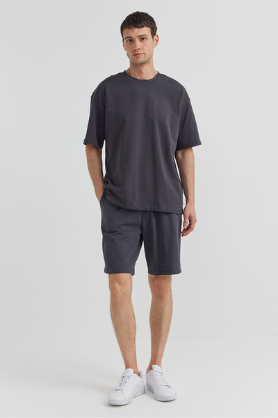 PAULMARK Ανδρικό σορτς με κορδόνι στη μέση