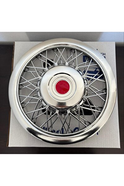 Universal 15"-13"Hyundai/Kia Kamyonetlerle Uyumlu 2 adet 15"inç 2 adet 13"inç Krom Kaplama Telli Jant Kapağı