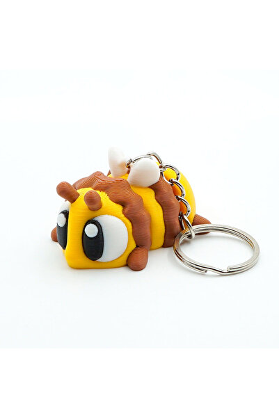 OEM Bee Keychain, Articulated Figurine, 3D, Flexi Keychain for Backpack