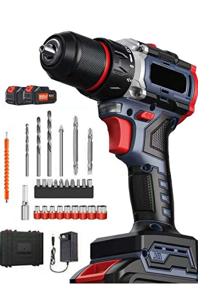 VOGMAX Brushless Cordless Drill Set 16.8/18V, 3/8in Keyless All-Metal Chuck, ...