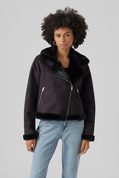 Vero Moda VMPEGGY Кадін Кіса Чекет Спред Яка Зіп Капама