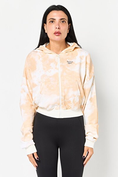 Reebok Women Sportwear Fit Brand Logo Long Sleeve Outdoor Hoodie, Multicolor