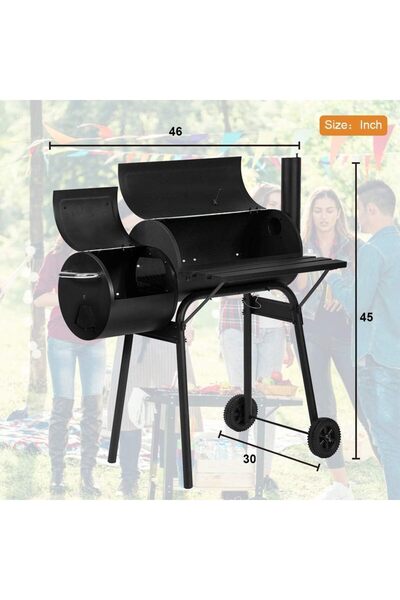 Yuwell YU WELL Barbecue Grill Stand Stainless Steel Portable Foldable BBQ Grill